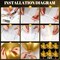 6 Set Balloons Centerpieces for Table with LED String Light 60 Pcs Balloons Light up Table Balloon Stand Centerpieces for Baby Shower Graduation Birthday Wedding Anniversary(Gold)